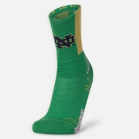 Chaussettes vertes Under Armour Notre Dame Fighting Irish Playmaker Crew pour hommes
