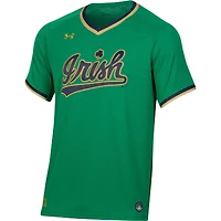 Men's Under Armour Green Notre Dame Fighting Irish Replica Baseball Jersey