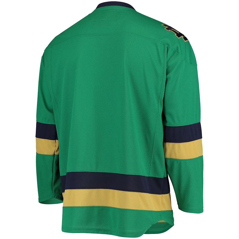 Maillot de hockey réplique Under Armour vert Notre Dame Fighting Irish pour homme