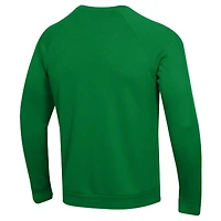 Men's Under Armour Green Notre Dame Fighting Irish Softball All Day Arch Fleece Pullover Sweatshirt
