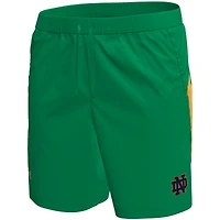 Men's Under Armour  Green Notre Dame Fighting Irish Woven Shorts