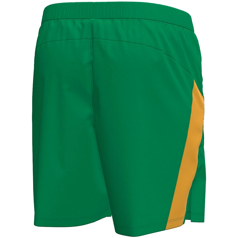 Men's Under Armour  Green Notre Dame Fighting Irish Woven Shorts