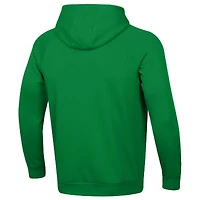 Sweat à capuche en polaire Under Armour Kelly Green pour homme, Notre Dame Fighting Irish All Fight Rival