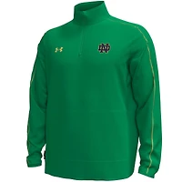 Under Armour Kelly Green Notre Dame Fighting Irish Command Sweatshirt à quart de zip pour hommes