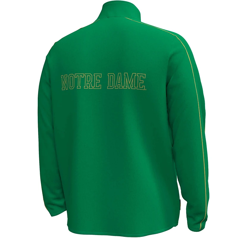 Under Armour Kelly Green Notre Dame Fighting Irish Command Sweatshirt à quart de zip pour hommes