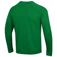 Sweat-shirt en molleton Under Armour Kelly Green pour homme, équipe de football des Fighting Irish Notre Dame