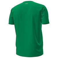 Men's Under Armour Kelly Green Notre Dame Fighting Irish Football T-Shirt