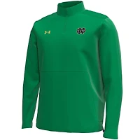 Men's Under Armour  Kelly Green Notre Dame Fighting Irish Motivate Quarter-Zip Performance Jacket
