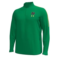 Men's Under Armour Navy Notre Dame Fighting Irish Playoff Performance Quarter-Zip Jacket