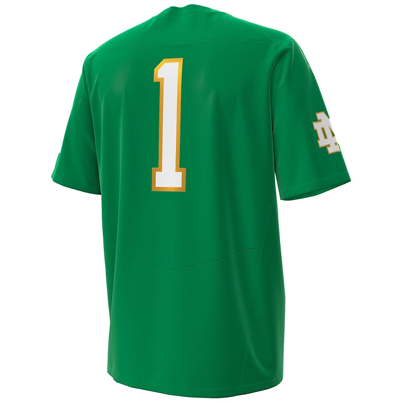 Men's Under Armour  Kelly Green Notre Dame Fighting Irish Premier Football Jersey