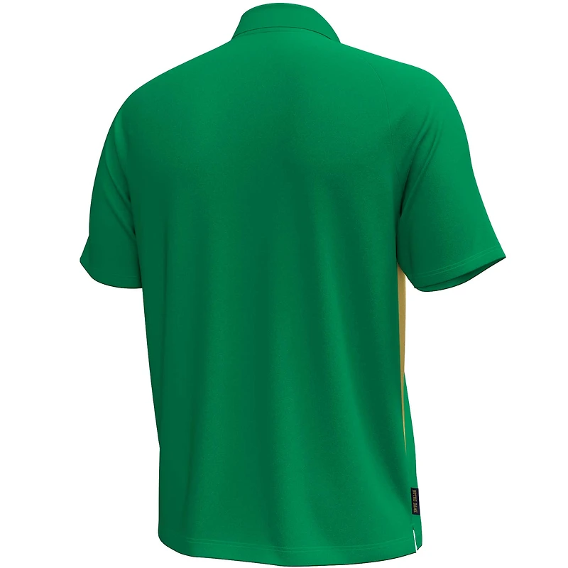 Polo Performance Under Armour Kelly Green pour homme, Notre Dame Fighting Irish Title