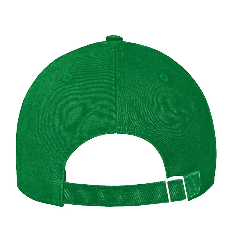 Men's Under Armour  Kelly Green Notre Dame Fighting Irish Washed Performance Cotton Adjustable Hat