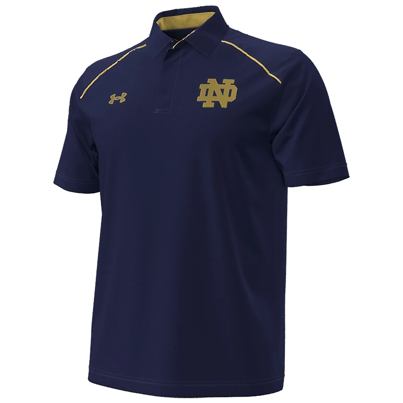 Men's Under Armour  Navy Notre Dame Fighting Irish 2023 Aer Lingus College Football Classic Polo