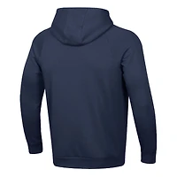 Men's Under Armour Navy Notre Dame Fighting Irish 2025 Sideline Rival Fleece Hoodie