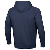 Men's Under Armour Navy Notre Dame Fighting Irish Baseball All Day Arch Fleece Pullover Hoodie