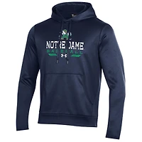 Men's Under Armour Navy Notre Dame Fighting Irish Baseball All Day Fleece Pullover Hoodie
