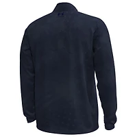 Haut demi-zippé ArmorFuse bleu marine pour homme de la collection Notre Dame Fighting Irish Freedom d'Under Armour