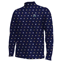 Men's Under Armour  Navy Notre Dame Fighting Irish Gameday Armourfuse Half-Zip Top