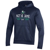 Men's Under Armour Navy Notre Dame Fighting Irish Lacrosse Icon Pullover Hoodie