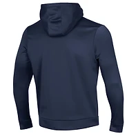 Men's Under Armour Navy Notre Dame Fighting Irish Leprechaun Fleece Hoodie