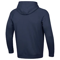 Men's Under Armour Navy Notre Dame Fighting Irish Leprechaun Rival Fleece Hoodie