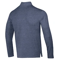 Men's Under Armour  Navy Notre Dame Fighting Irish Metallic Motion Quarter-Zip Jacket