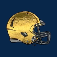 Men's Under Armour  Navy Notre Dame Fighting Irish Metallic Motion Quarter-Zip Jacket