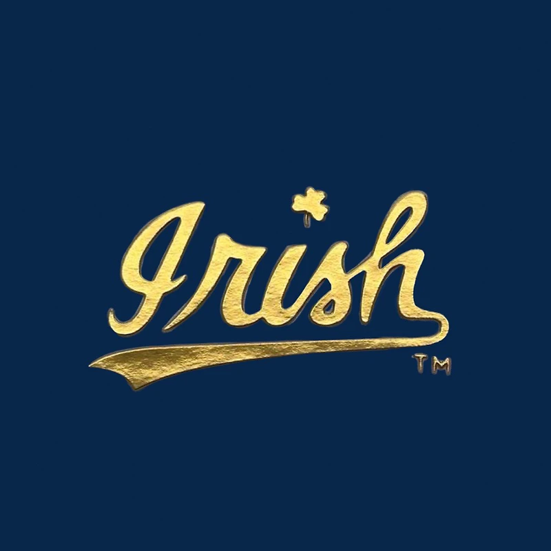 Men's Under Armour  Navy Notre Dame Fighting Irish Metallic Tri-Blend Unstoppable Fleece Sweatshirt