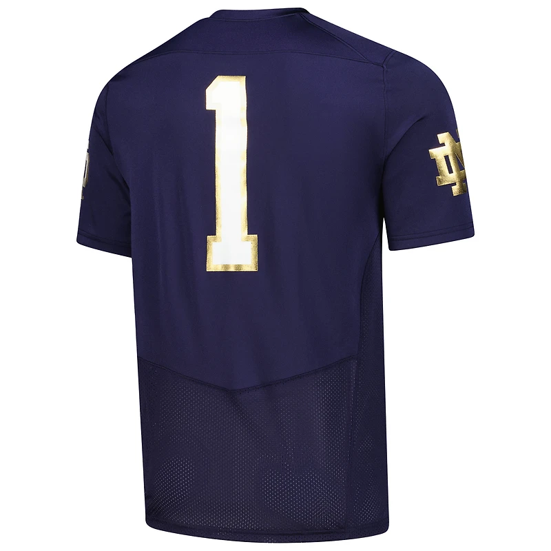 Men's Under Armour Navy Notre Dame Fighting Irish Replica Football Jersey