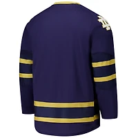 Maillot de hockey réplique Under Armour bleu marine Notre Dame Fighting Irish pour homme