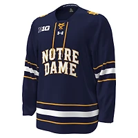 Men's Under Armour Navy Notre Dame Fighting Irish  Replica Hockey Jersey