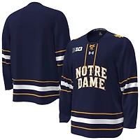 Men's Under Armour Navy Notre Dame Fighting Irish  Replica Hockey Jersey