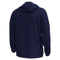 Men's Under Armour Navy Notre Dame Fighting Irish Rival Stretch Woven Full-Zip Hoodie Jacket