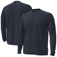 Sweat-shirt Under Armour bleu marine pour homme, modèle Fighting Irish de Notre Dame, Meridian Tri-Blend