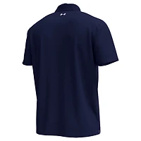 Polo Under Armour bleu marine Notre Dame Fighting Irish Sporting Leprechaun Icon pour homme