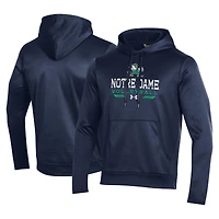 Men's Under Armour Navy Notre Dame Fighting Irish Volleyball Icon Pullover Hoodie