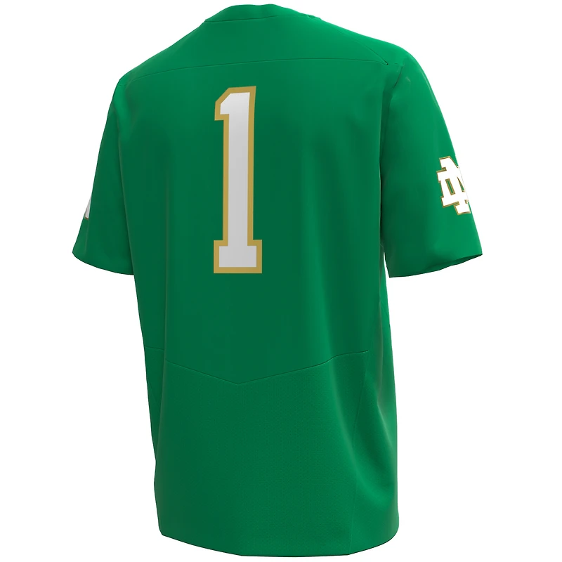 Under Armour #1 Kelly Green Notre Dame Fighting Irish Replica Maillot de football pour homme