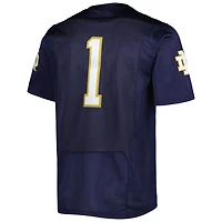 Maillot Under Armour #1 Navy Notre Dame Fighting Irish Premier Limited pour homme