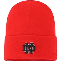 Bonnet en tricot à revers rouge Under Armour Notre Dame Fighting Irish Signal Caller pour hommes