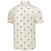 Men's Under Armour  Tan Notre Dame Fighting Irish Gameday Armourfuse Camp Button-Up Shirt