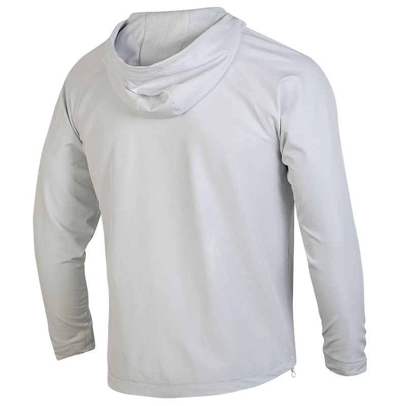 Veste à capuche zippée intégrale Under Armour blanche Notre Dame Fighting Irish All Fight Unstoppable pour homme