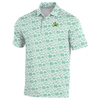 Men's Under Armour  White Notre Dame Fighting Irish Gameday Armourfuse Polo