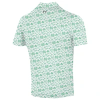 Men's Under Armour  White Notre Dame Fighting Irish Gameday Armourfuse Polo