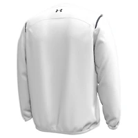 Sweat-shirt Under Armour pour homme, blanc, Notre Dame Fighting Irish Golf, écusson chenille Leprechaon, modèle Unstoppable