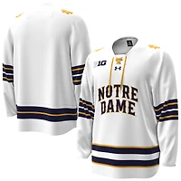 Men's Under Armour White Notre Dame Fighting Irish Home Replica Hockey Jersey