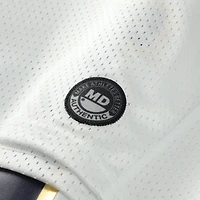 Maillot de football réplique Under Armour blanc Notre Dame Fighting Irish n°1 pour homme