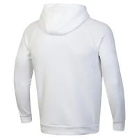 Sweat à capuche blanc Under Armour Notre Dame Fighting Irish PLACT Gold Rush Rival Raglan pour hommes