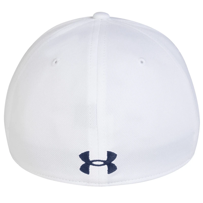 Casquette Under Armour blanche pour homme, modèle Fighting Irish Sideline Blitzing Flex