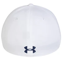 Casquette Under Armour blanche pour homme, modèle Fighting Irish Sideline Blitzing Flex