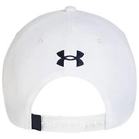 Casquette ajustable Under Armour blanche Notre Dame Fighting Irish Sideline Drive Rope pour homme